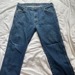 Wrangler blue jeans